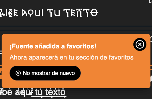 conversor de letras favoritos